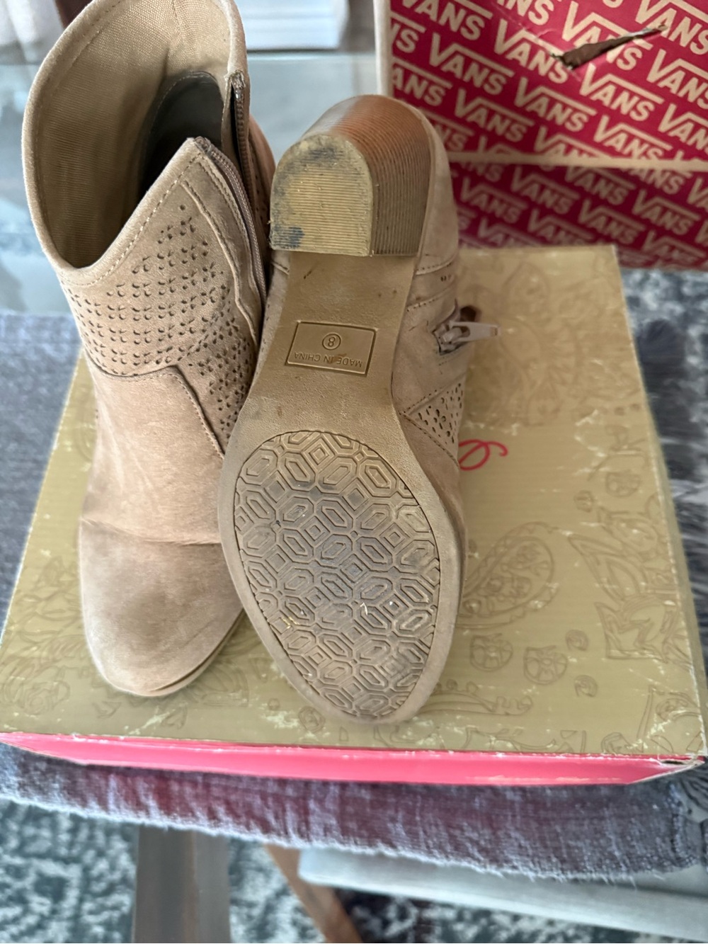 American Rag Beige booties